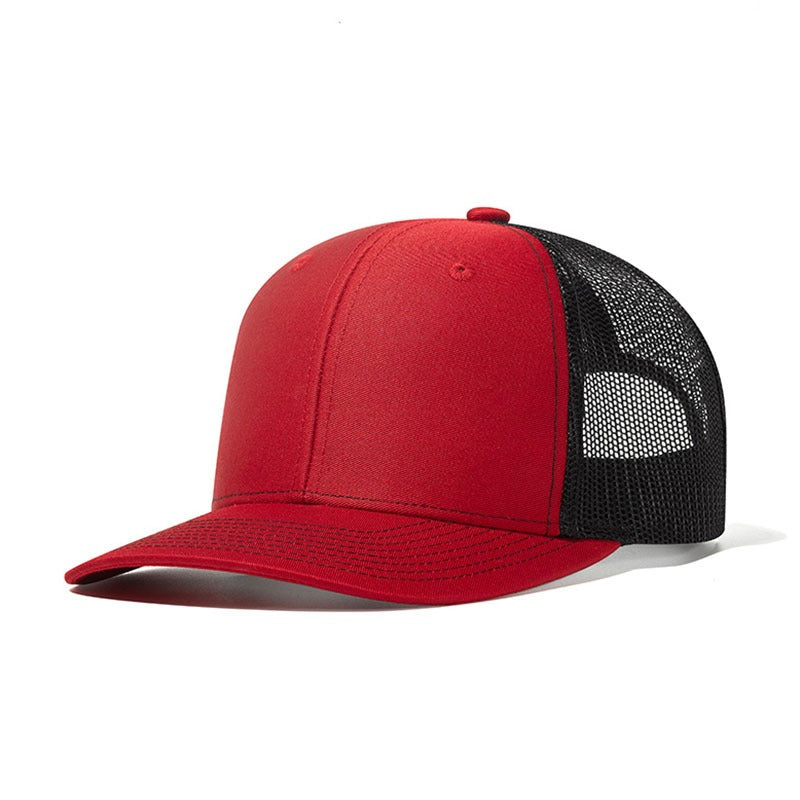 Trendy flat brimmed snapback hats sunshade net hat