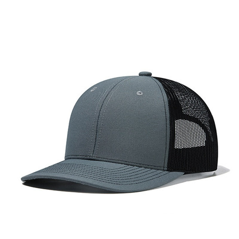 Trendy flat brimmed snapback hats sunshade net hat