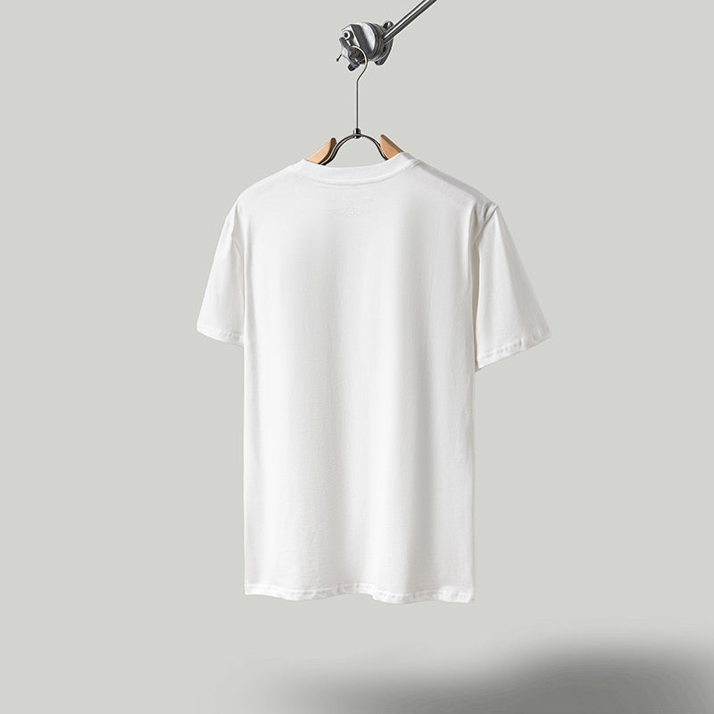 Travis Scott T Shirts x Mitchell x Ness SS24 UNIVERSITY OF ALABAMA LOGO printed lettering short sleeves