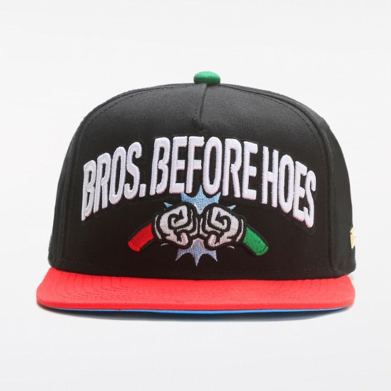 Trendy flat brimmed snapback hats adjustable