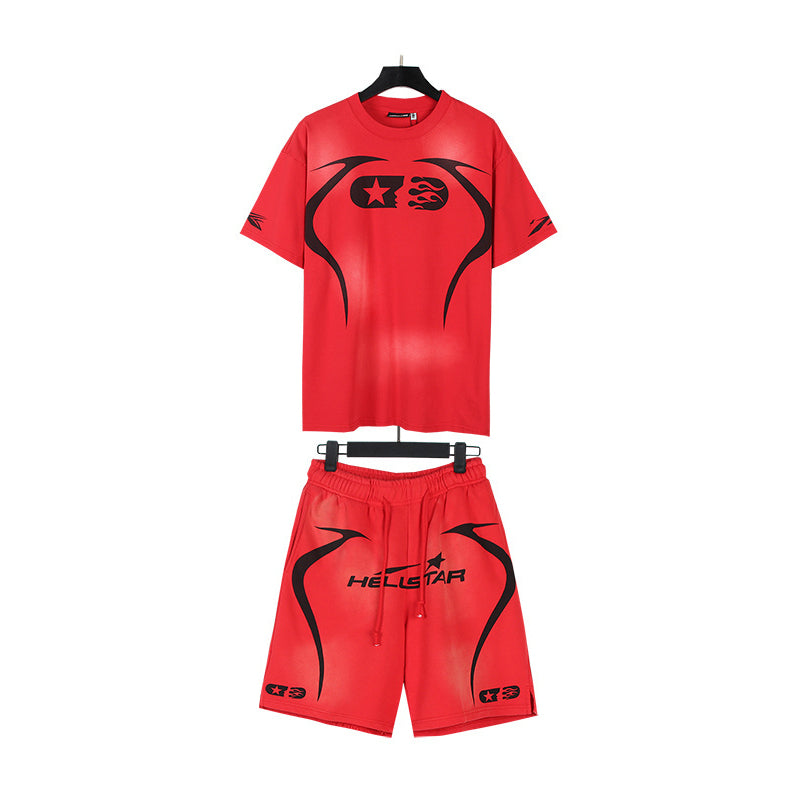 HS T-Shirt And Shorts Two-Piece Set