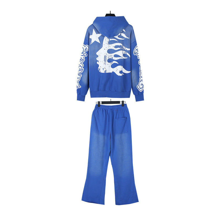 HS Hoodie And Pants Two-Piece Set