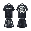 HS T-Shirt And Shorts Two-Piece Set