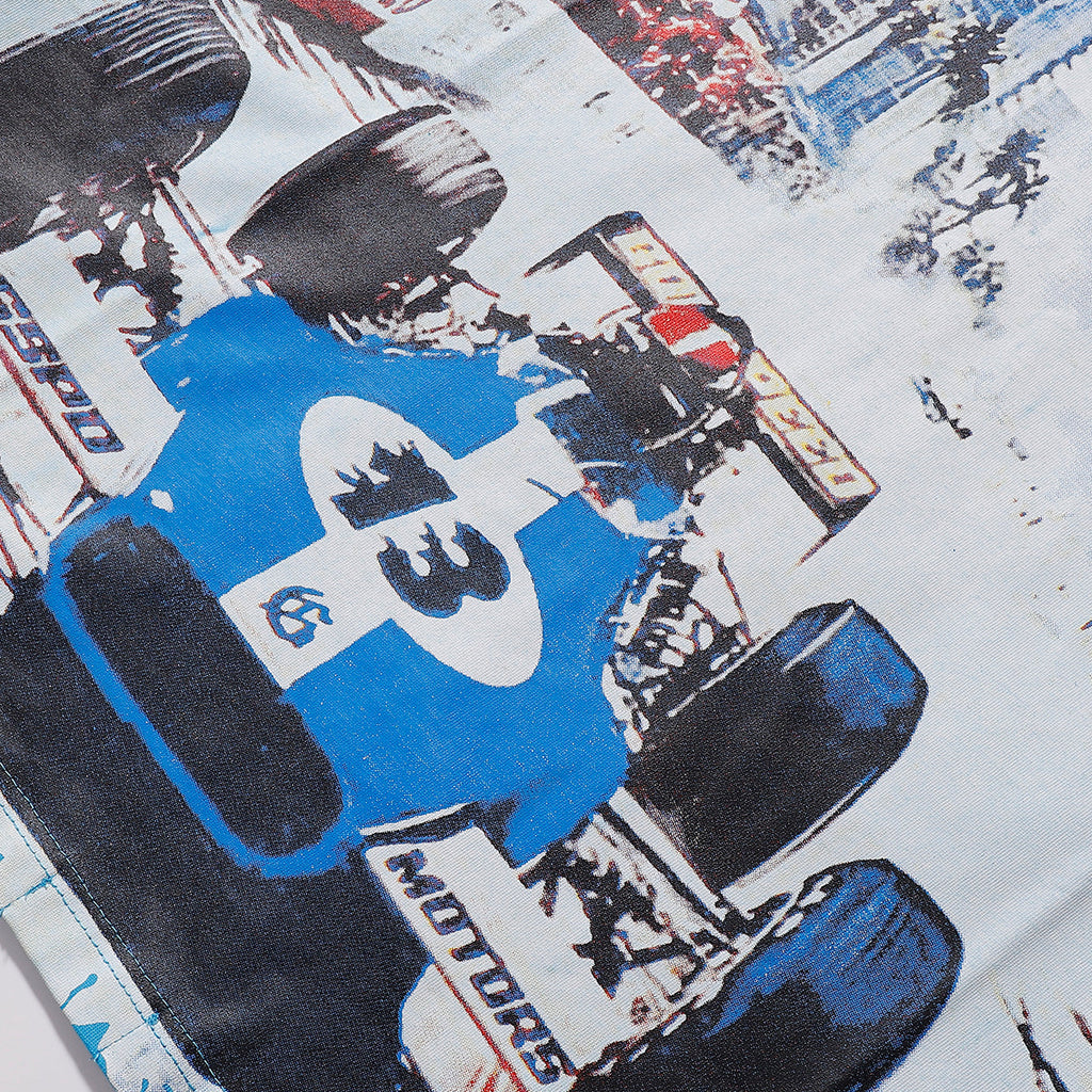 Godspeed T Shirts Beach Road Racing Printed Cotton Casual Short Sleeves Men and Women