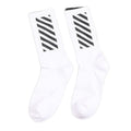 OW whtie Socks XX stripe pattern