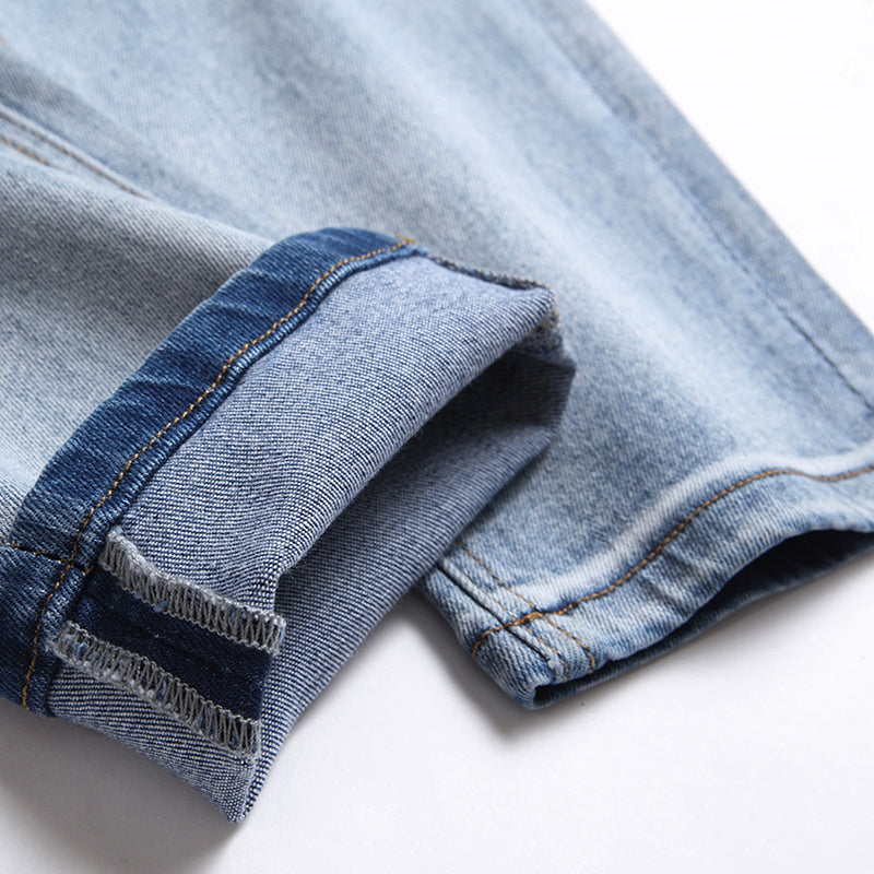 Mens Fashion Jeans Colored patch 8831#