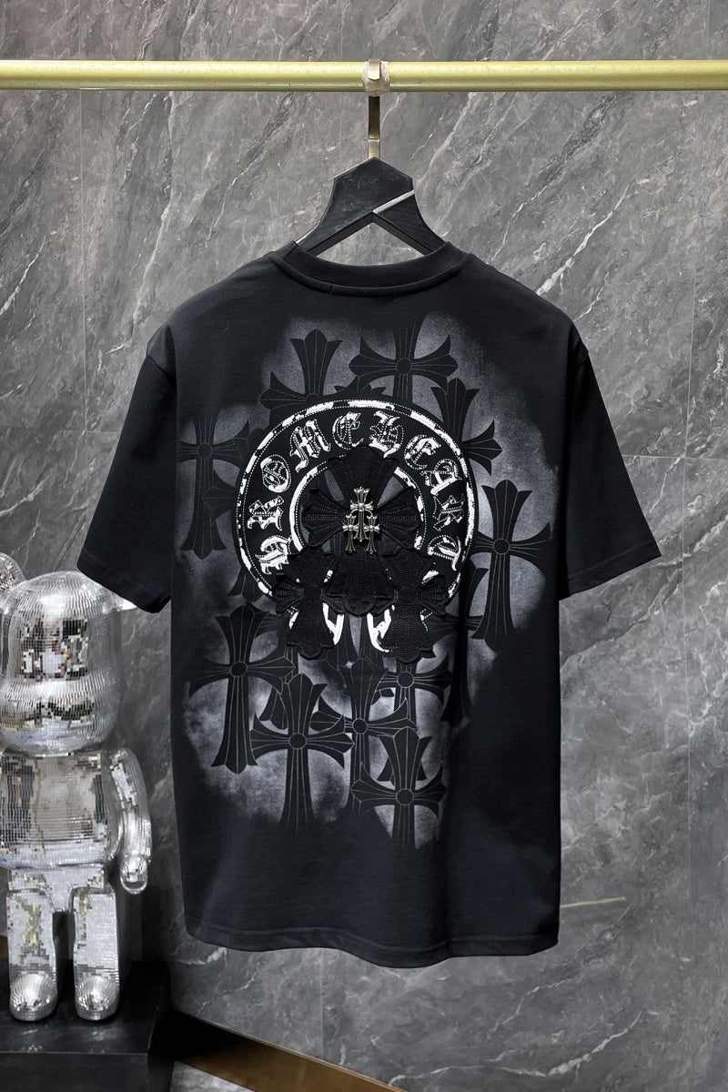 Chrome heart T shirts High-quality 100% cotton streetwear