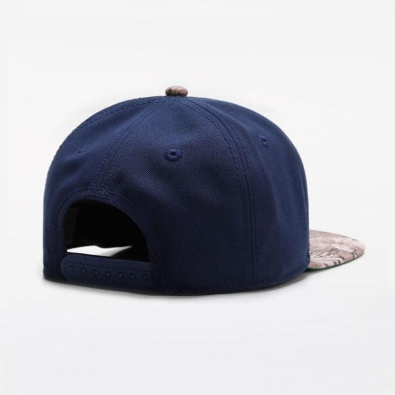 Trendy flat brimmed snapback hats spring and summer sunshade breathable
