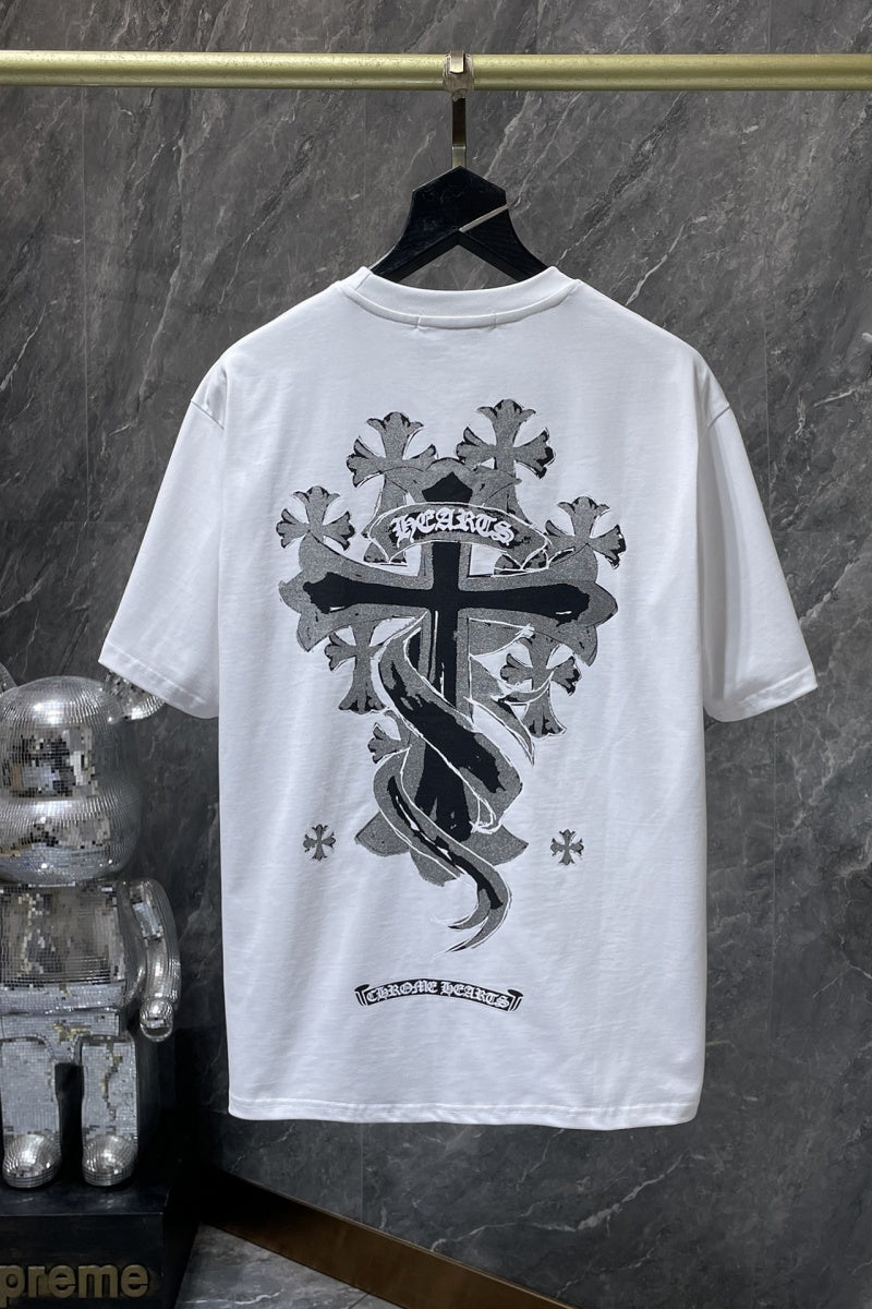 Chrome heart T shirts High-quality 100% cotton streetwear