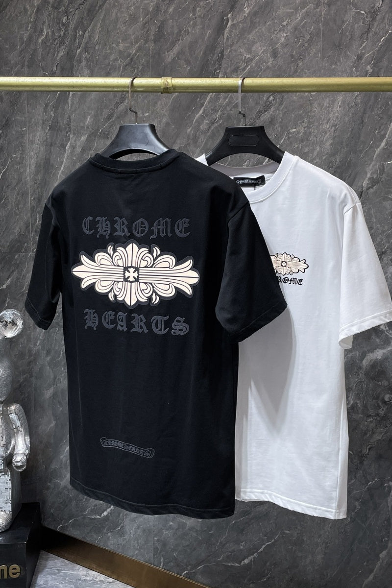 Chrome heart T shirts High-quality 100% cotton streetwear