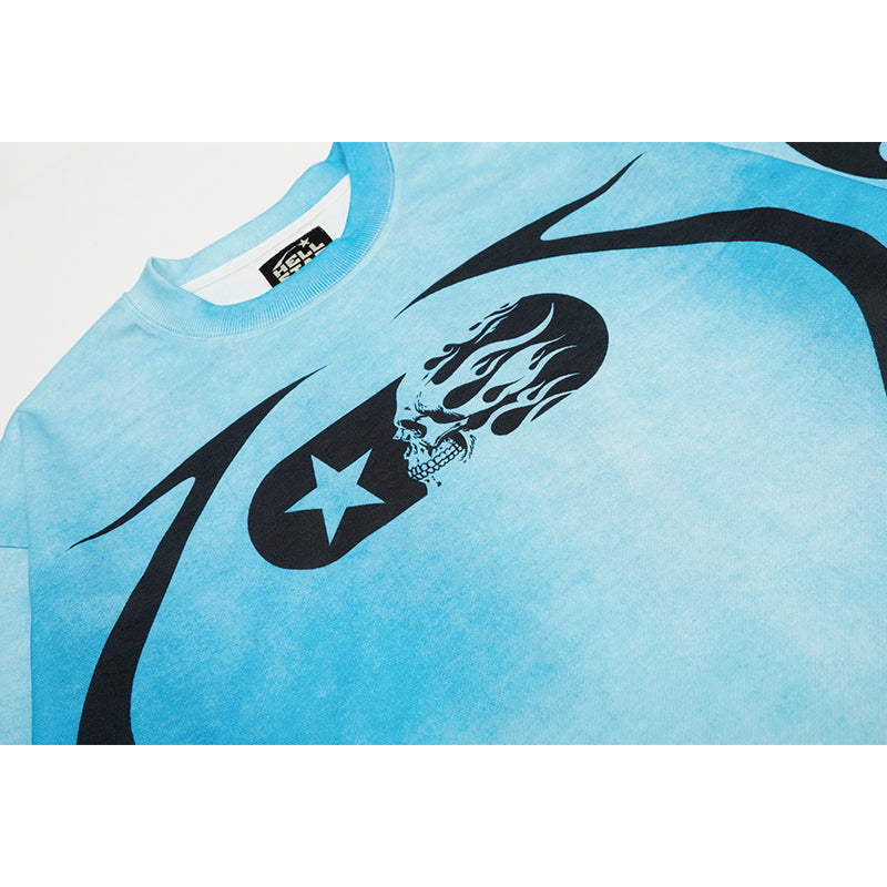 HS Long Sleeve Shirts Hip-hop loose oversize