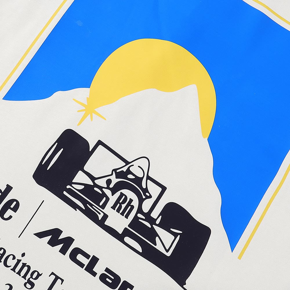 Rhude T Shirts Racing Printed Cotton Casual Short Sleeves Men and Women