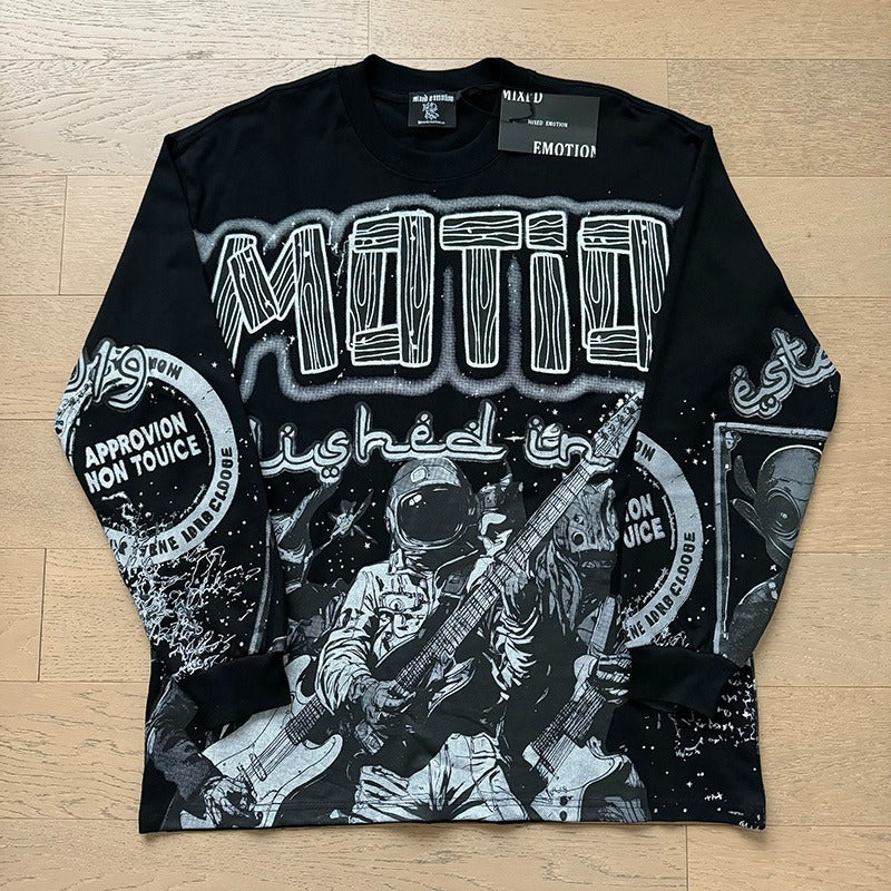 Mixed Emotion Long-Sleeved Shirt