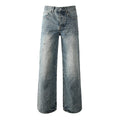Mens trendy purple jeans, 100% cotton Rhinestones #9133
