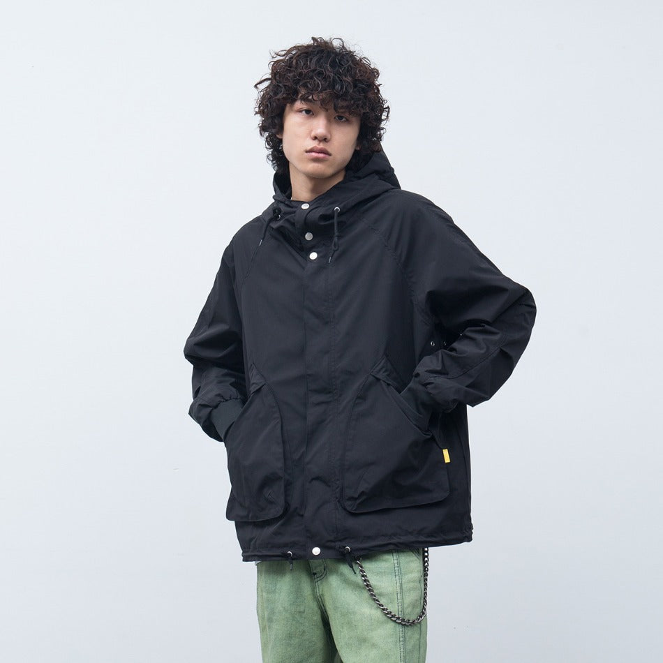 Unisex Jacket Hooded Jacket Men's Loose Outdoor Outdoor Jacket Coat