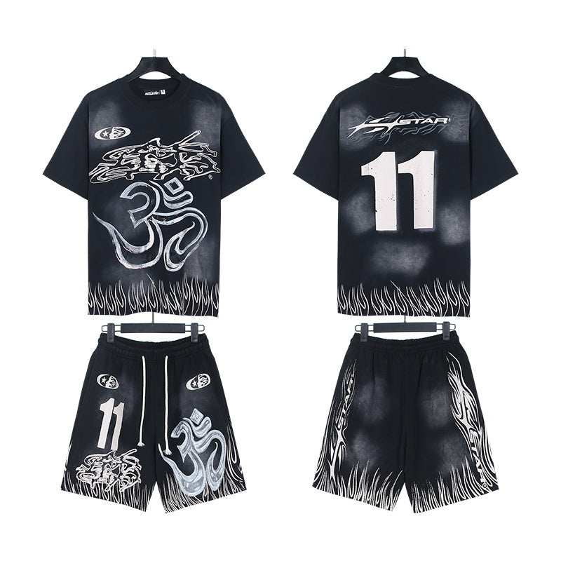 HS T-Shirt And Shorts Two-Piece Set