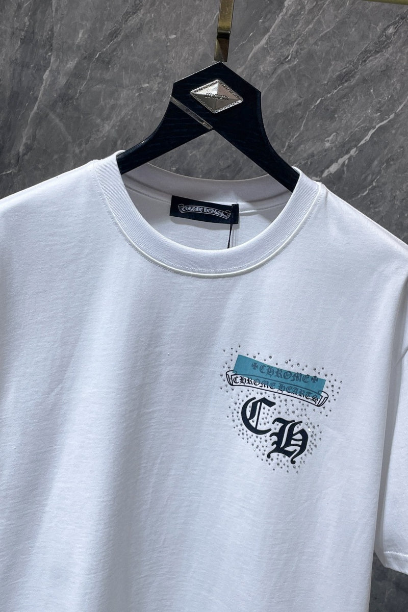 Chrome heart T shirts High-quality 100% cotton streetwear