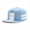 Trendy flat brimmed snapback hats shade tres slick cap