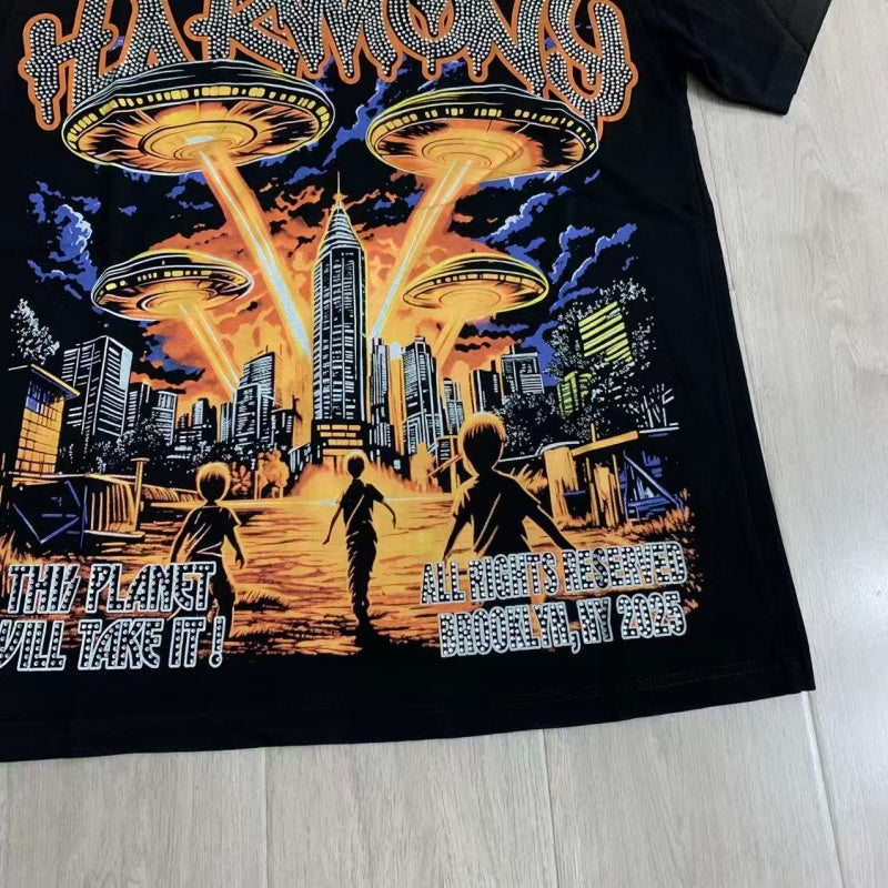 HARMONY T Shirts Street Fashion Brand Hot Diamond
