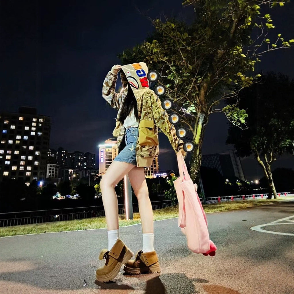 Bathing ape hoode bape desert bat