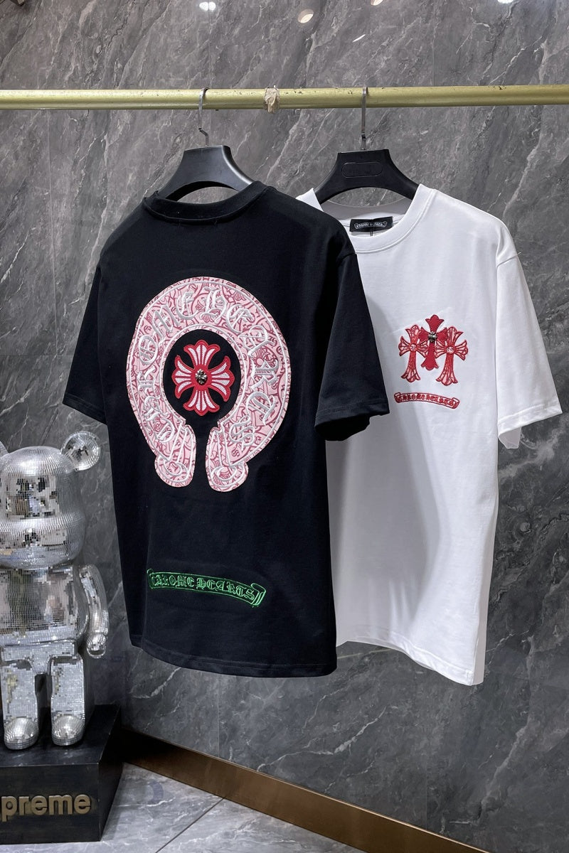 Chrome heart T shirts High-quality 100% cotton streetwear