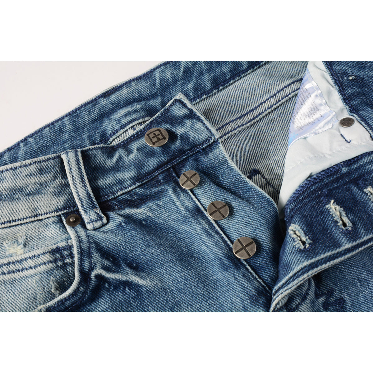 KSUBI Jeans Men's Straight High Street Pants