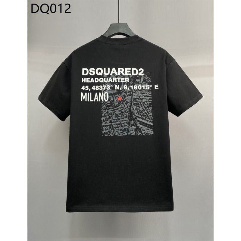 DSQ2 T Shirts Double-Sided Printed Trendy Brand