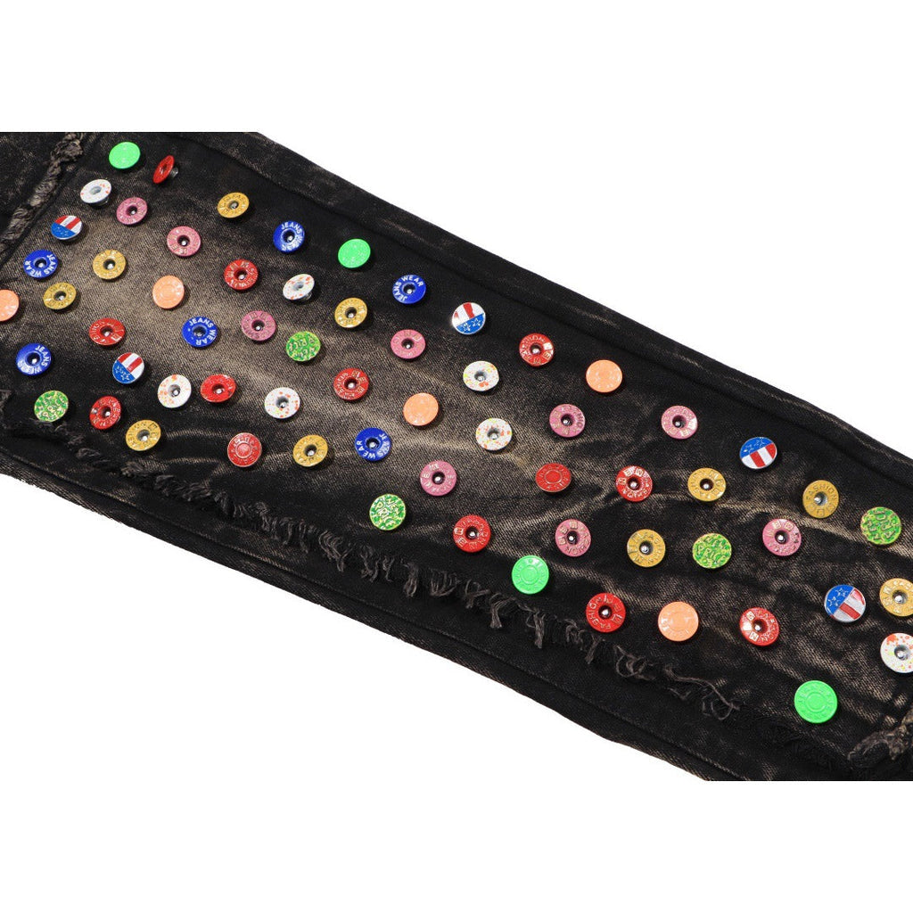 Amiri Jeans Slim Fit Stretch Stickers Jeans
