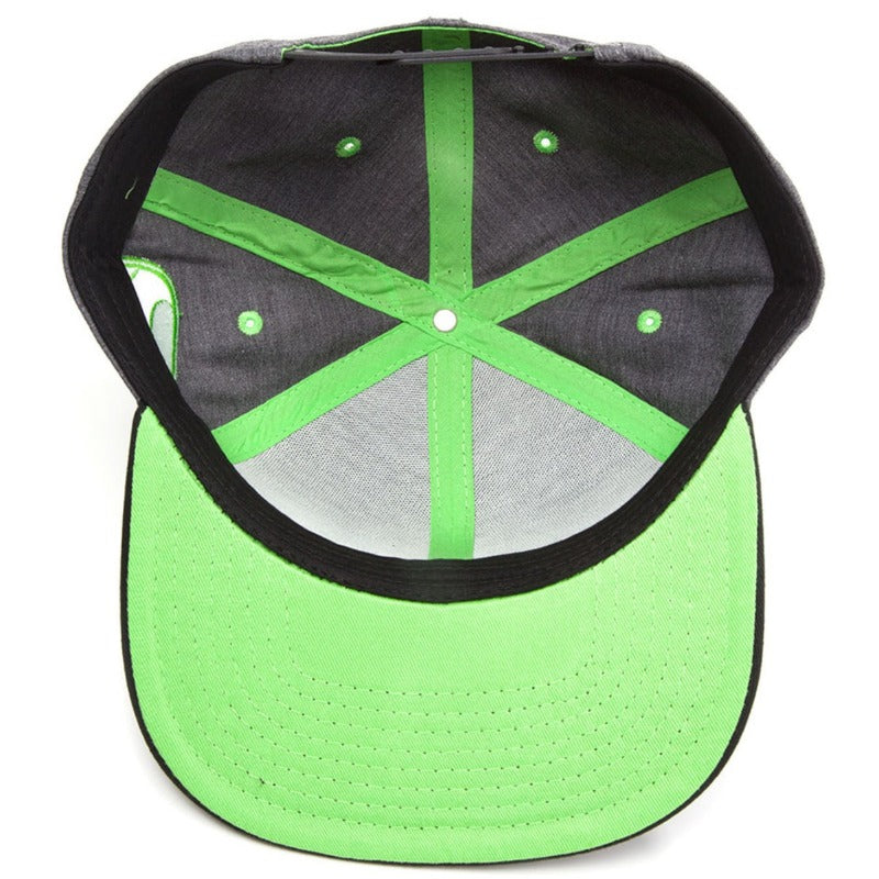 Trendy flat brimmed snapback hats cartoon sunshade