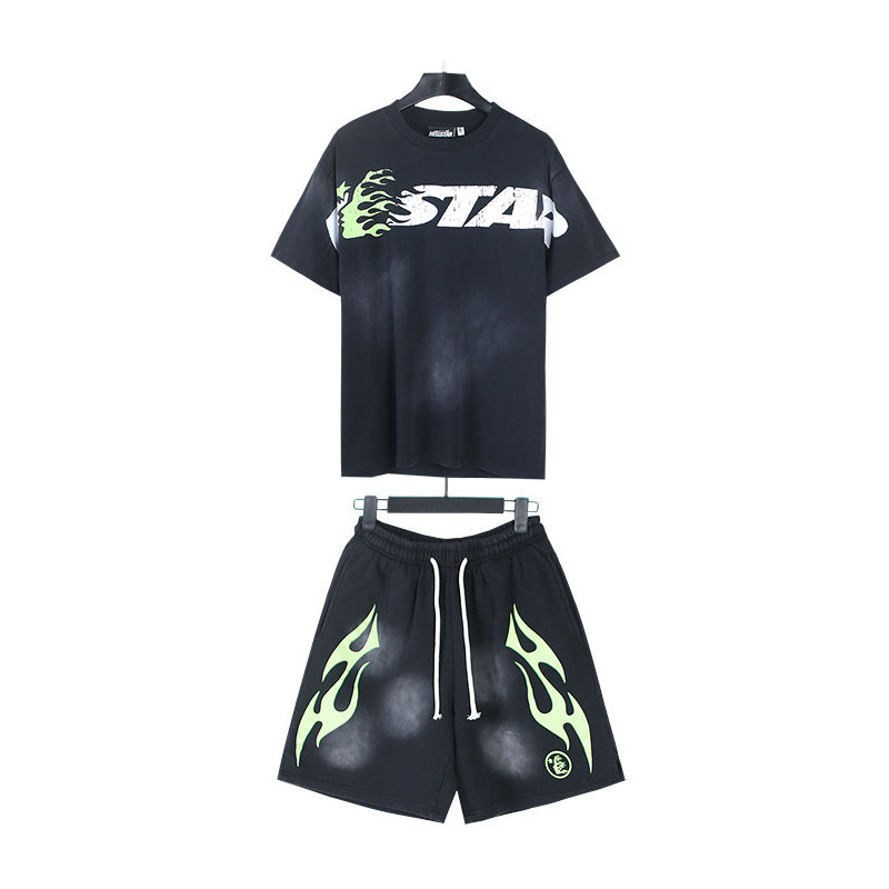HS T-Shirt And Shorts Two-Piece Set