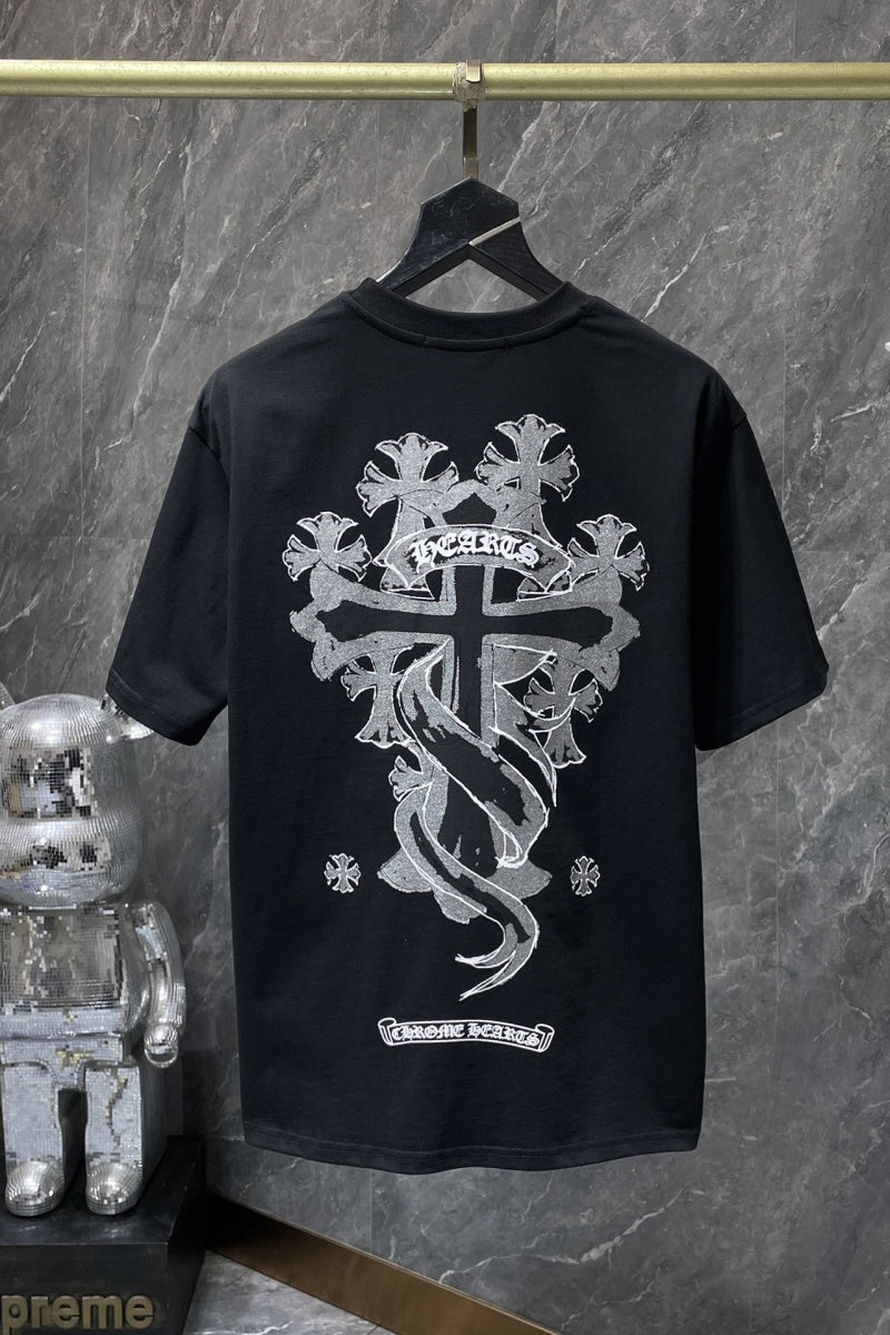 Chrome heart T shirts High-quality 100% cotton streetwear