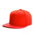 Trendy flat brimmed snapback hats light board blank shade