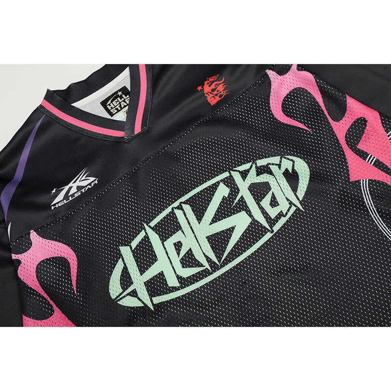 HS Long Sleeve Shirts Hip-hop loose oversize