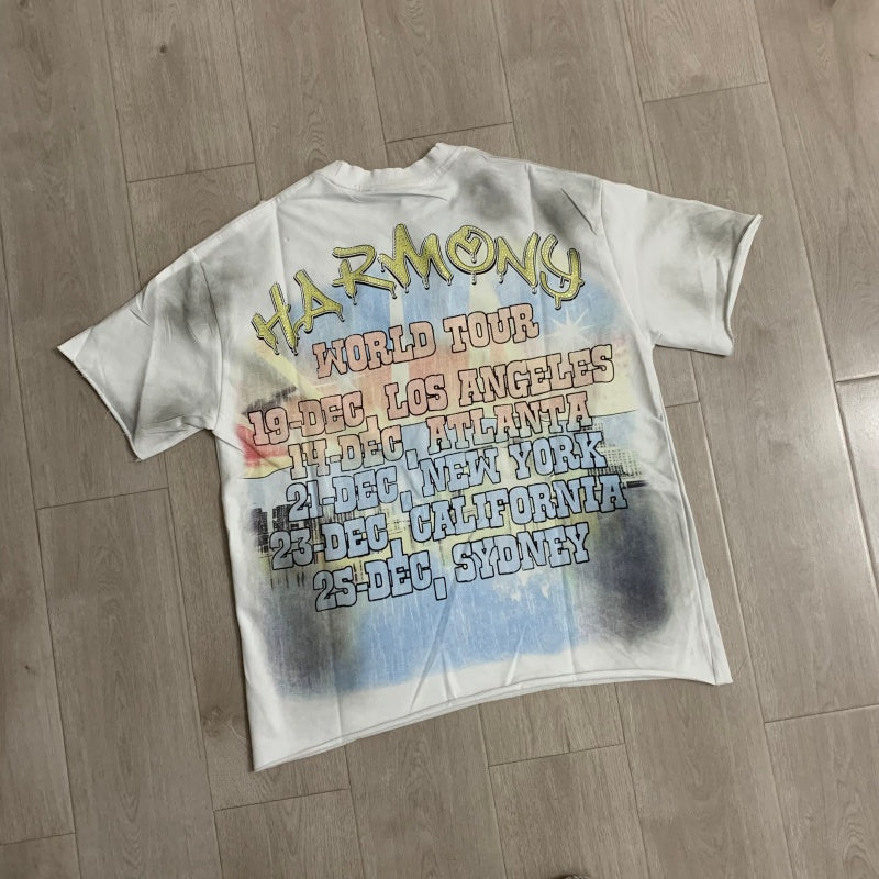 HARMONY T Shirts Street Trend Hot Diamonds