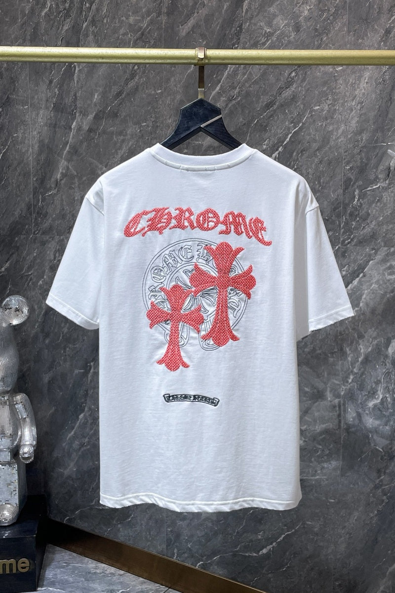 Chrome heart T shirts High-quality 100% cotton streetwear