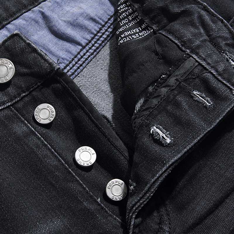 Mens trendy purple jeans, 100% cotton Jeans #PU102