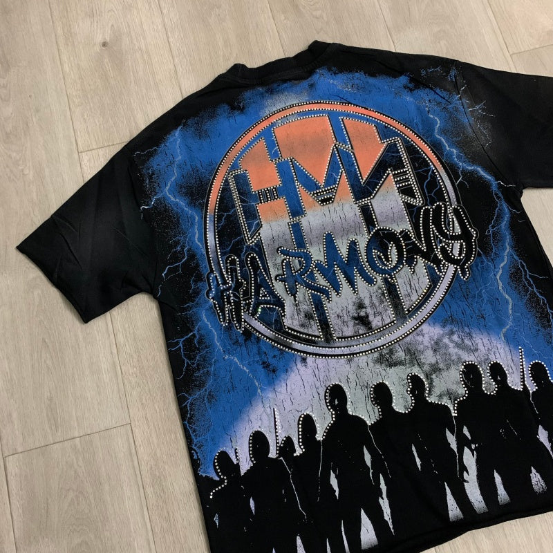 HARMONY T Shirts Street Trend Hot Diamonds