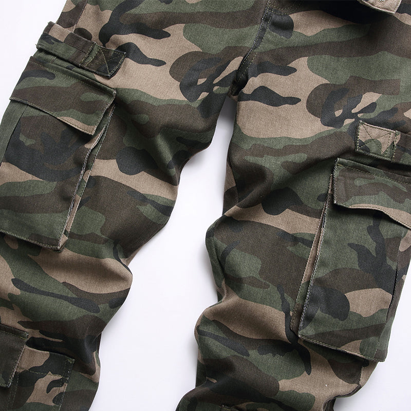 Mens Fashion Jeans camouflage 5708#