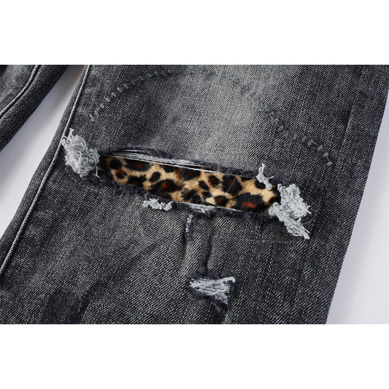 Mens trendy purple jeans, 100% cotton Pure Cotton High Street Trend