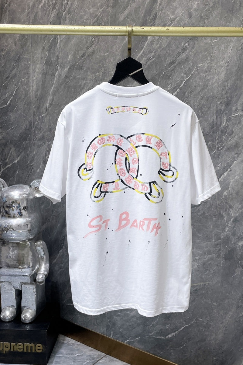 Chrome heart T shirts High-quality 100% cotton streetwear