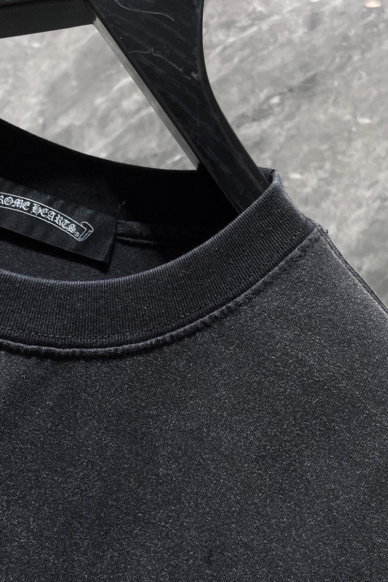 Chrome heart Long Sleeve Shirts High-quality 100% cotton streetwear