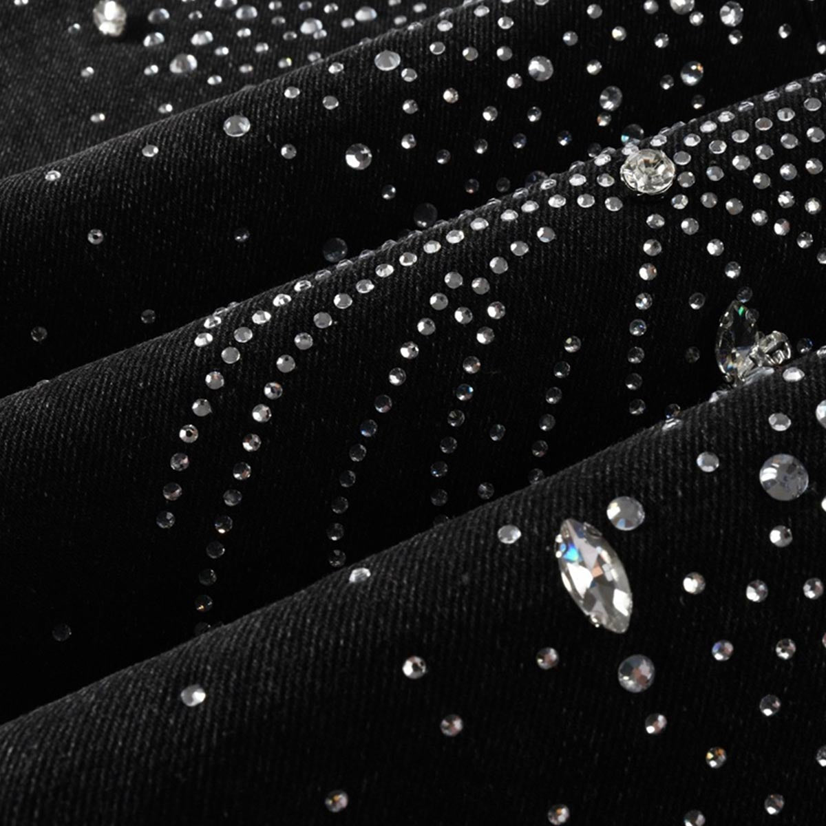 Mens trendy purple jeans, 100% cotton Jeans Rhinestones #9125