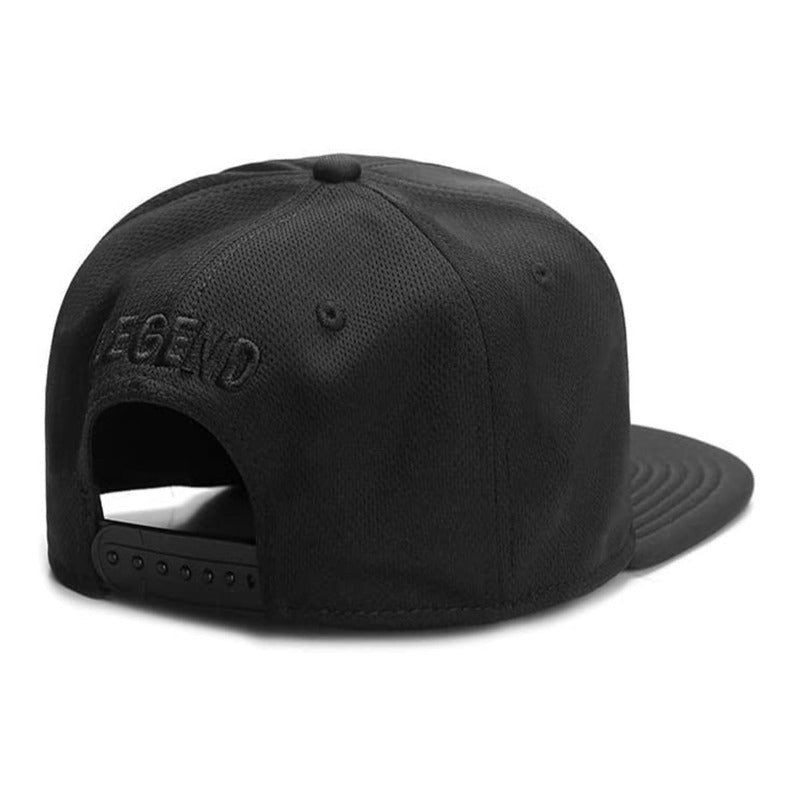 Trendy flat brimmed snapback hats mesh breathable windproof