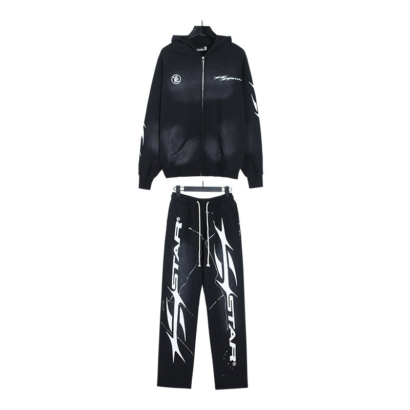 HS Hoodie And Pants Two-Piece Set