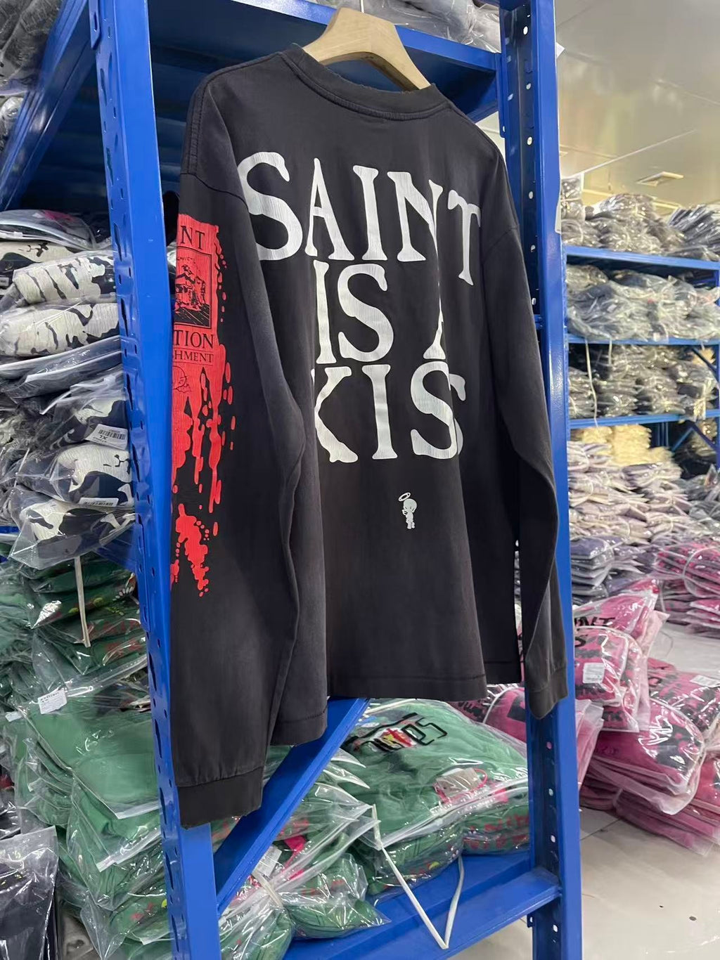 Saint Michael long sleeve shirts