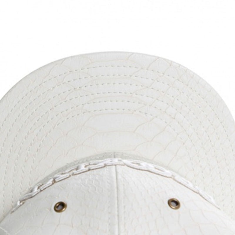 Trendy flat brimmed snapback hats leather brooklynletter
