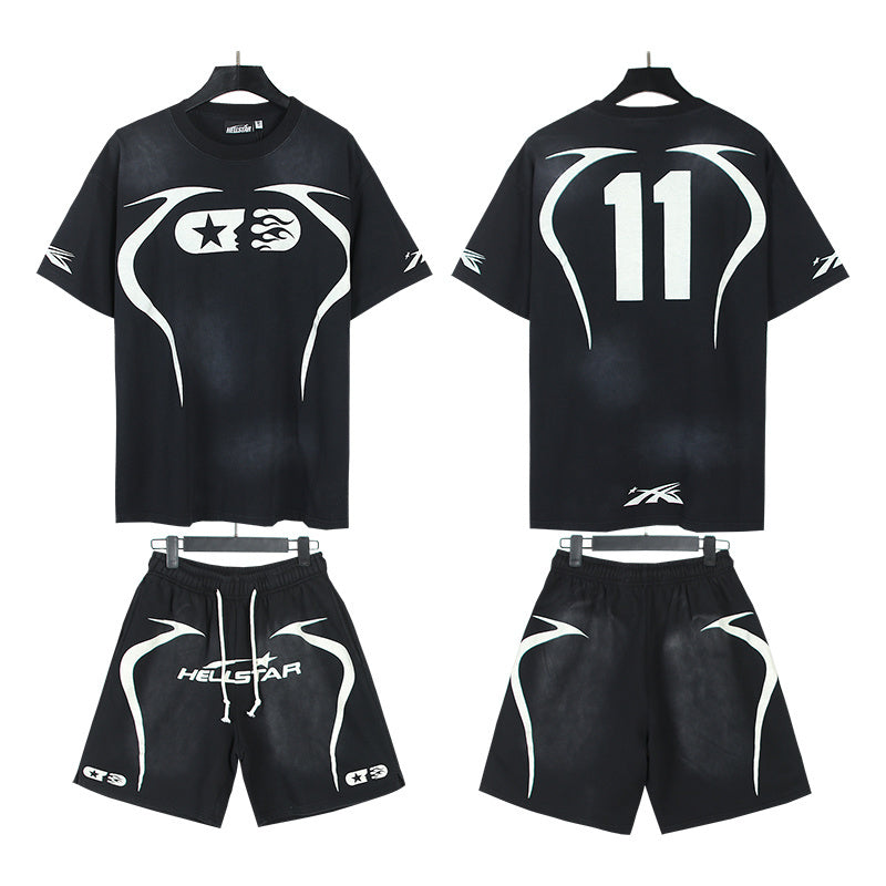 HS T-Shirt And Shorts Two-Piece Set