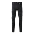 Mens trendy purple jeans, 100% cotton Pure Cotton High Street Trend