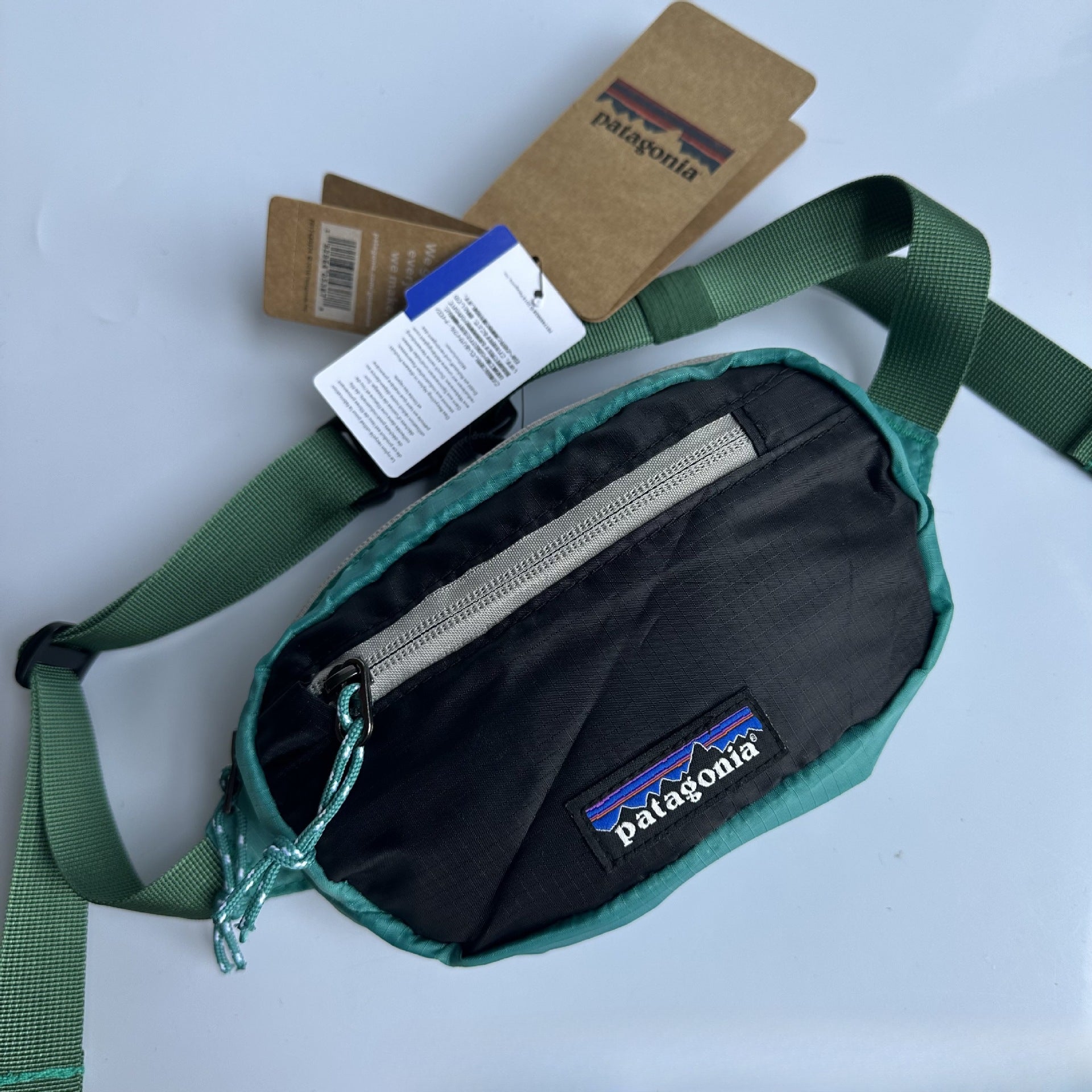 Mens Casual Bags Color Matching Crossbody Breast Bag Fanny Pack