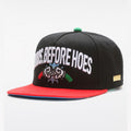 Trendy flat brimmed snapback hats adjustable
